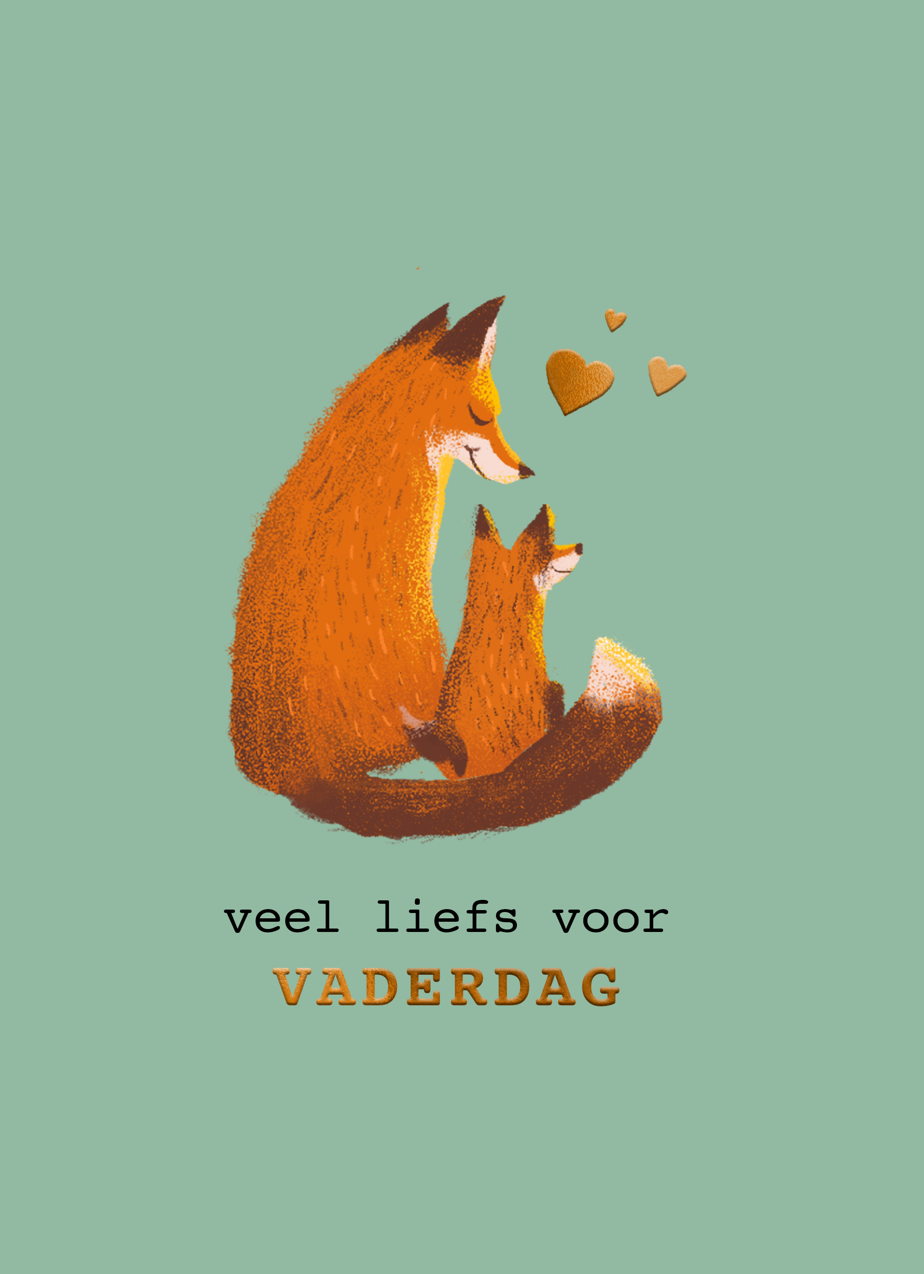 2 Vosjes Veel Liefs Voor Vaderdag Hallmark