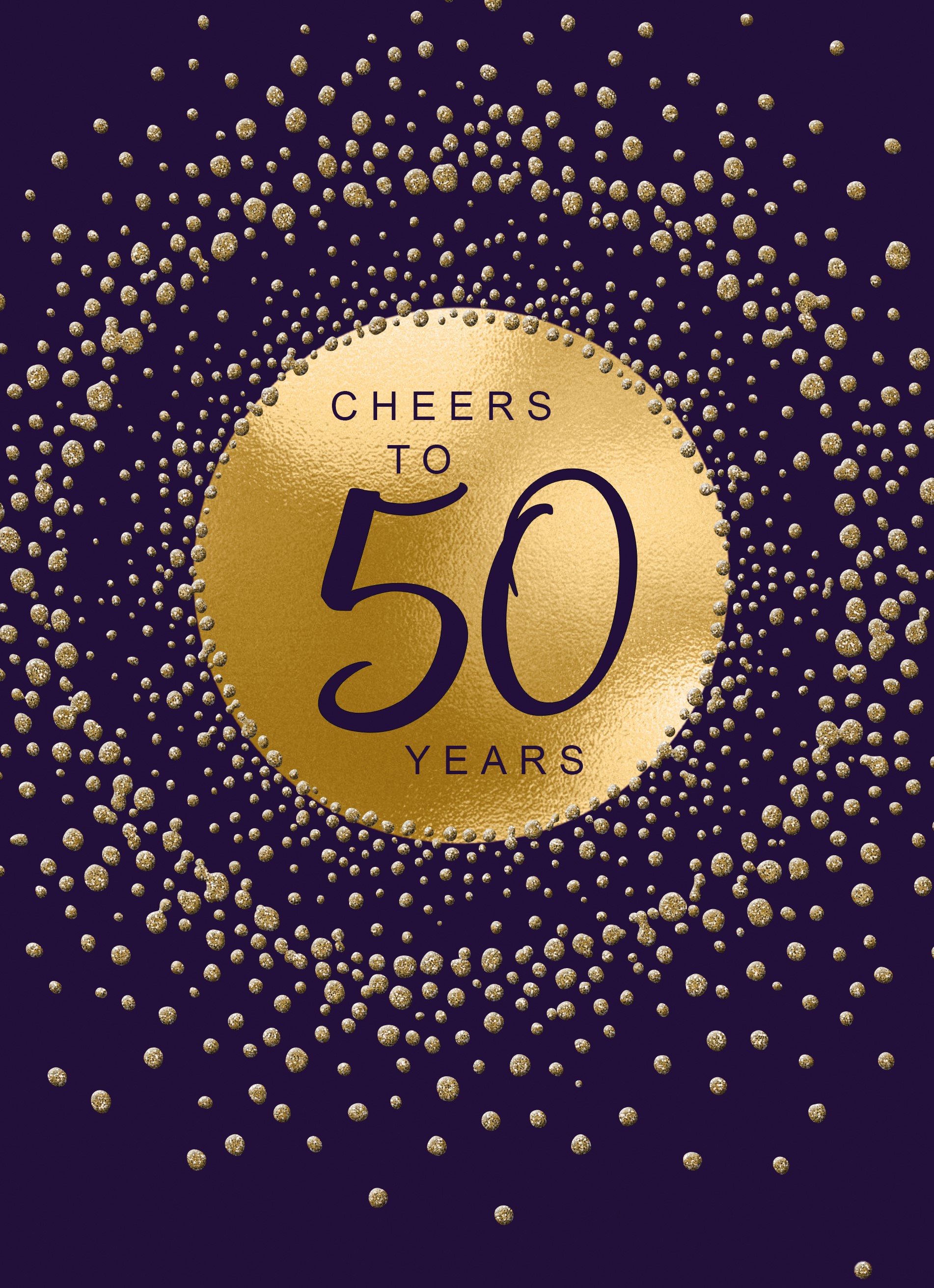 Verjaardagskaart Leeftijden Man Vrouw Cheers To 50 Years | Hallmark