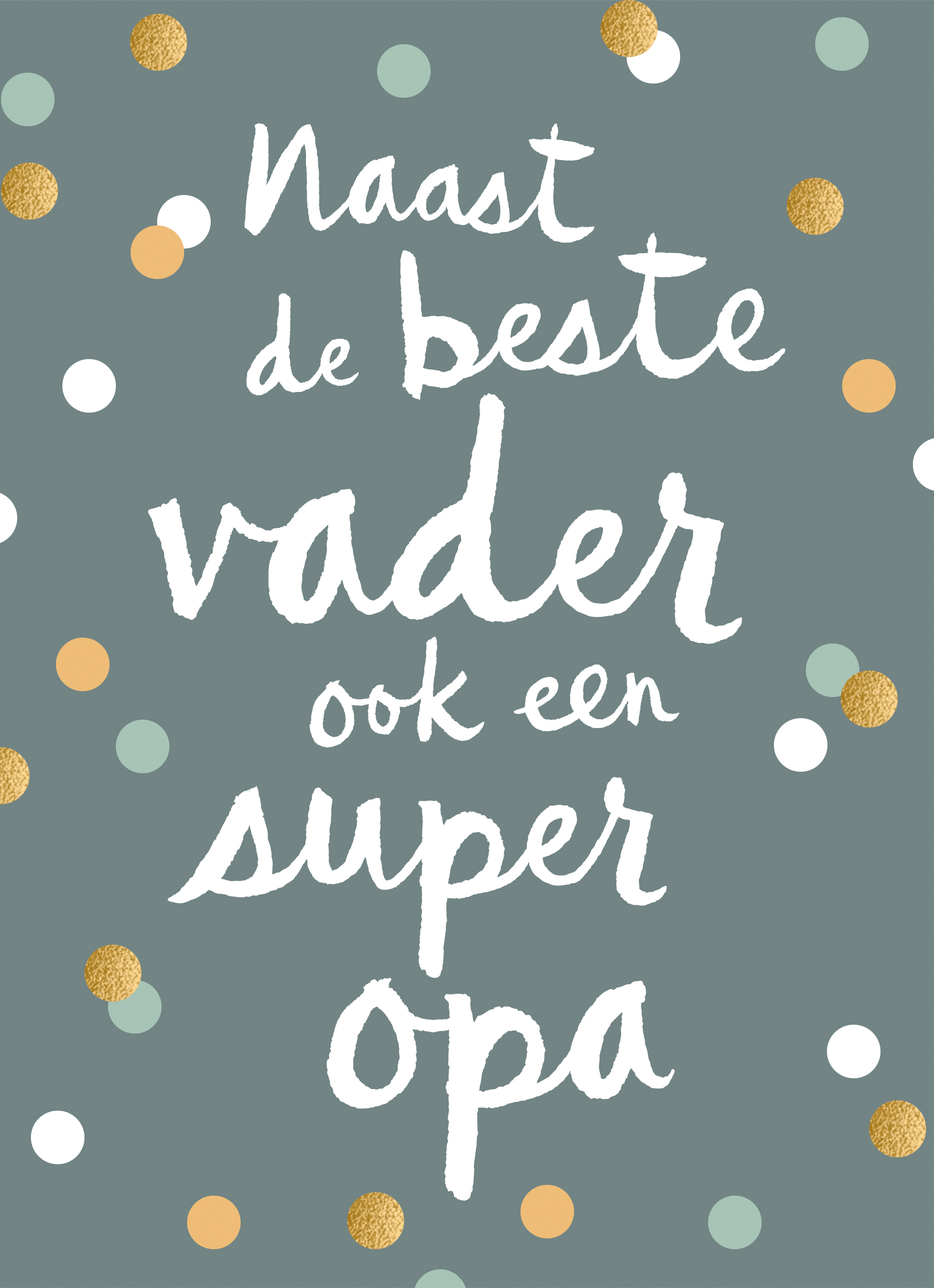 Vaderdag Kaart Klassiek Naast De Beste Vader Ook Een Super Opa | Hallmark