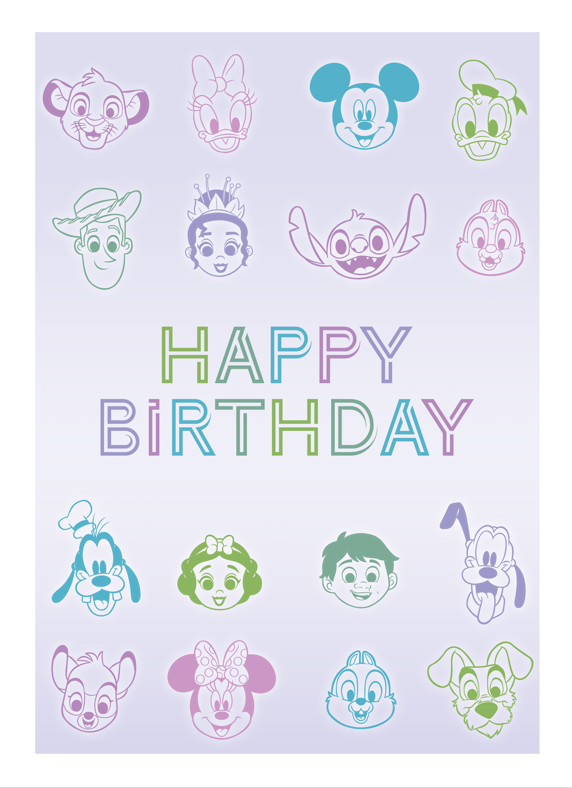 Disney Pixar verjaardagskaart happy birthday | Hallmark