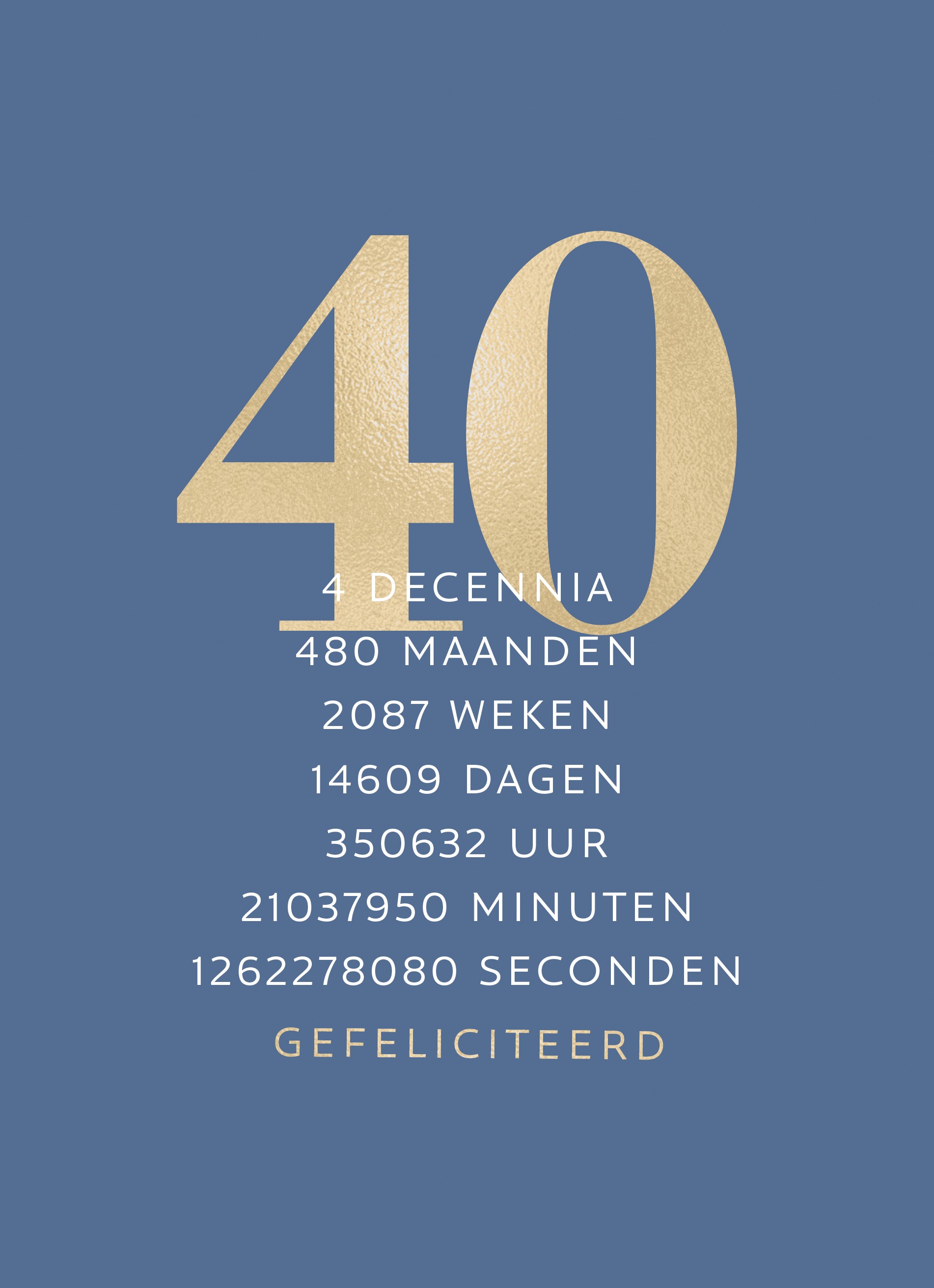 munt droogte Verst Kaarten - verjaardag leeftijden - verjaardagskaart 40 jaar | Hallmark
