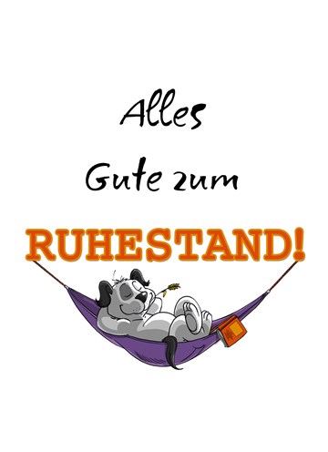 Echte Karte Arbeit Ruhestand Ruhestand Hallmark