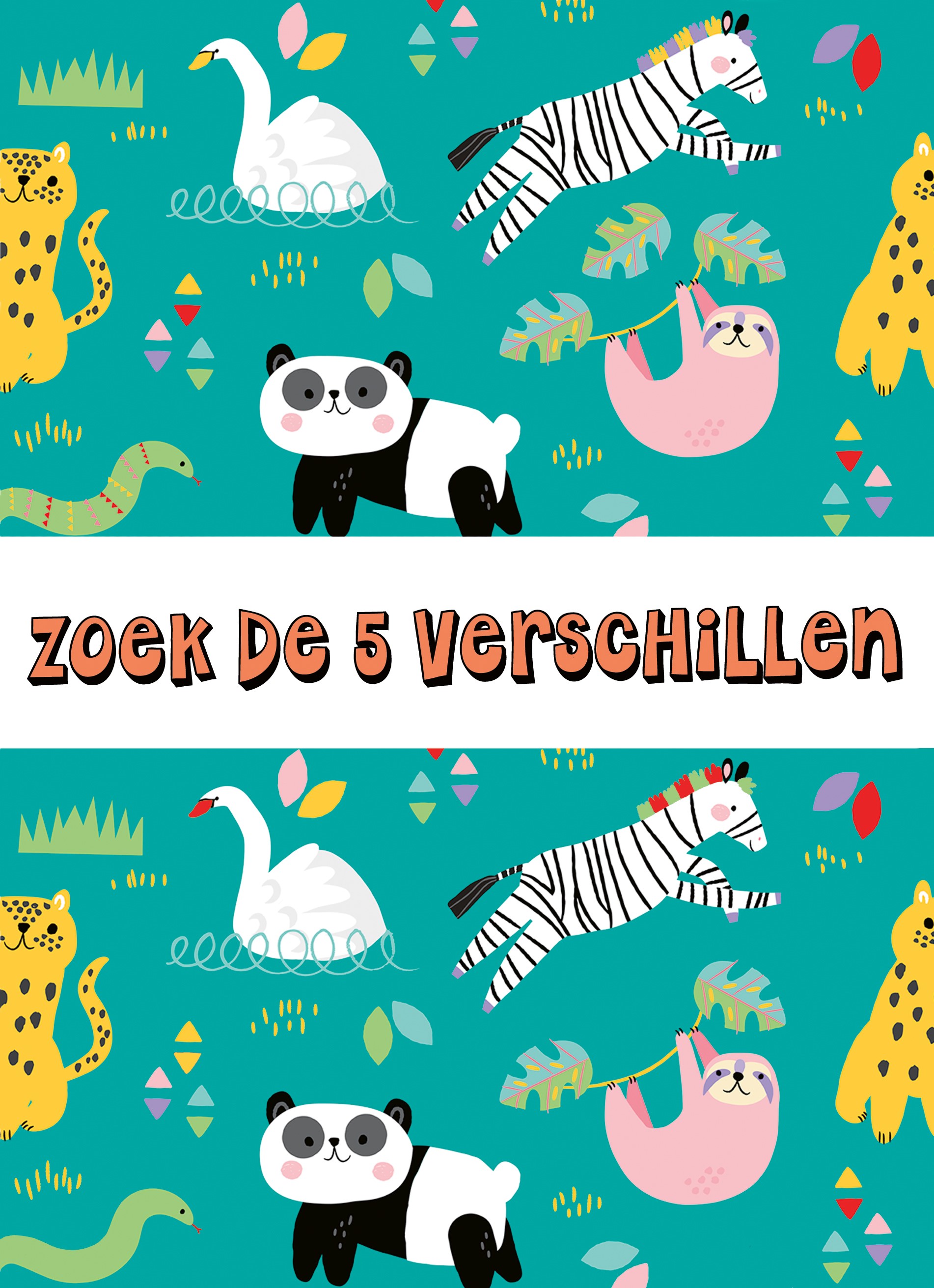 Kinderkaart Zoek de 5 verschillen | Hallmark