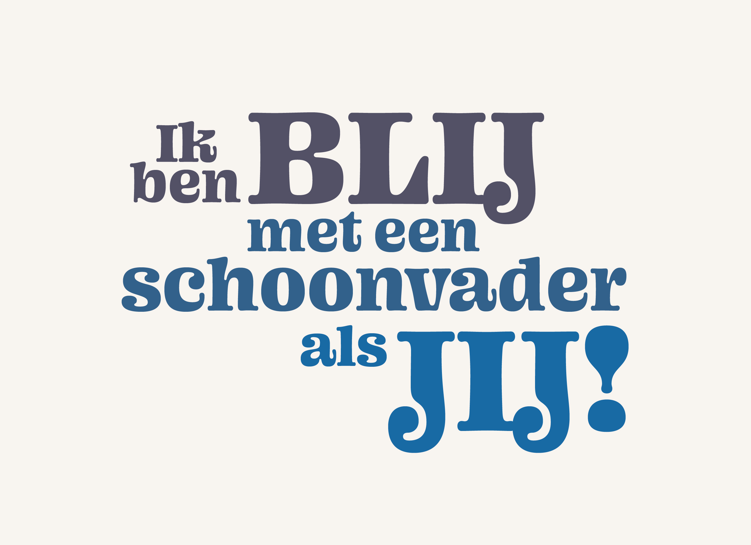 Blij met een schoonvader als jij Hallmark