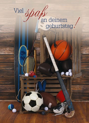 Echte Karte Geburtstag Mann Sport Hobby Hallmark