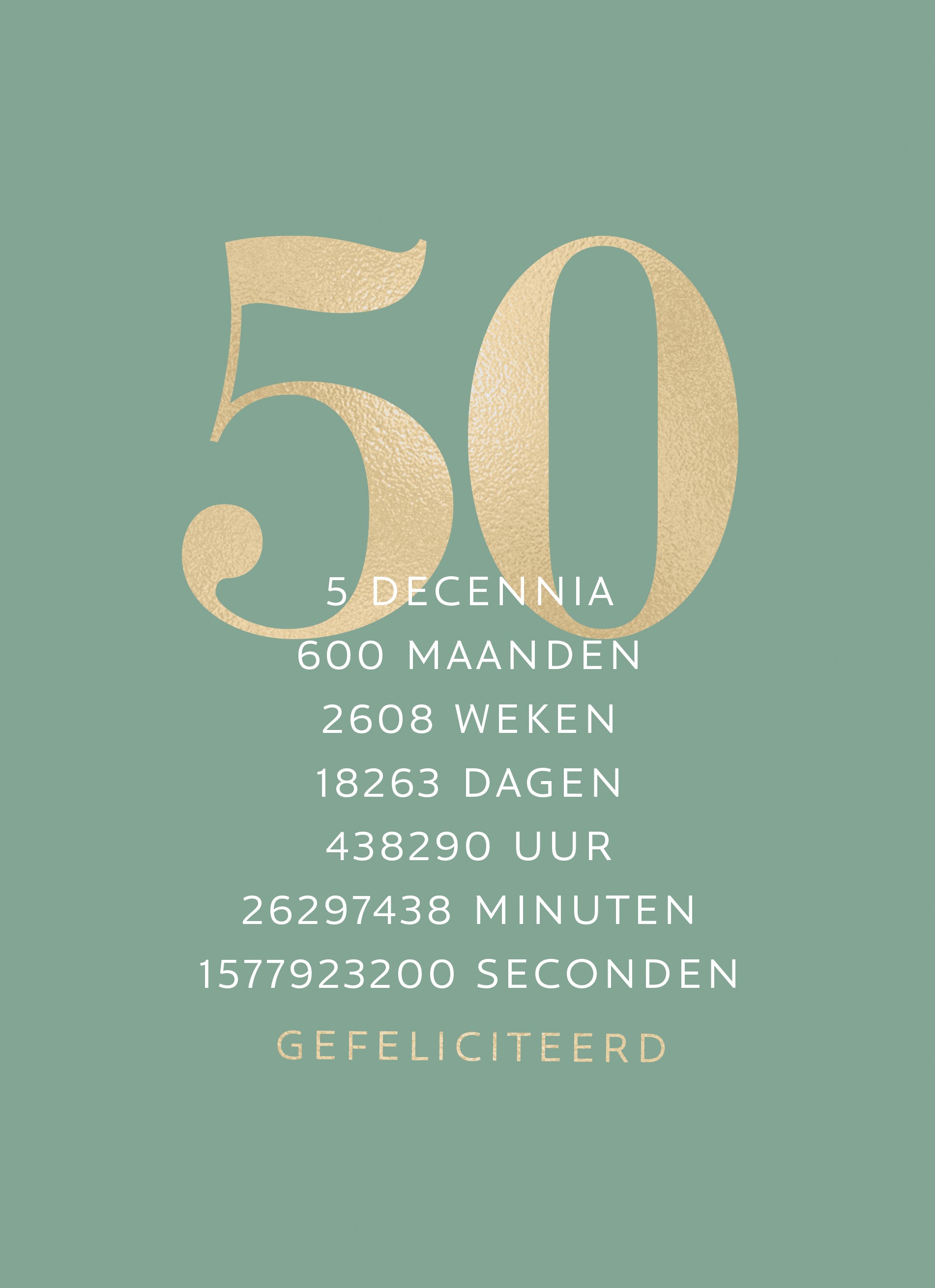 prieel druk telegram Verjaardagskaart 50 600 maanden | Hallmark